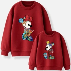 Sudadera Minnie & Mickey Drawings 20 Sudadera Minnie & Mickey Drawings -Roly Sudadera Minnie Mickey drawings Rojo