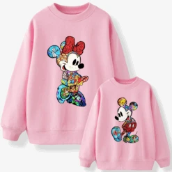 Sudadera Minnie & Mickey Drawings 16 Sudadera Minnie & Mickey Drawings -Roly Sudadera Minnie Mickey drawings Rosa