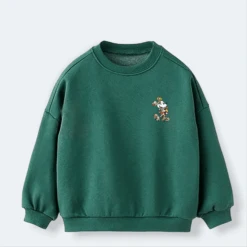 Sudadera Minnie & Mickey Drawings Mini -Roly Sudadera Minnie Mickey drawings mini Verde
