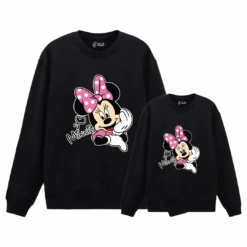 Sudadera Minnie Rosa -Roly Sudadera Minnie rosa Negro