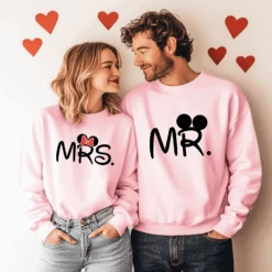 Sudadera Mrs & Mr -Roly Sudadera Mrs Mr rosa