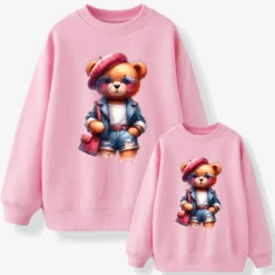 Sudadera Osita Paris -Roly Sudadera Osita Paris rosa