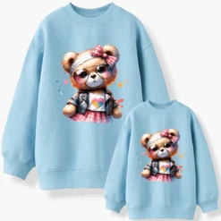 Sudadera Osita Cool -Roly Sudadera Osita cool celeste