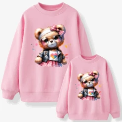 Sudadera Osita Cool -Roly Sudadera Osita cool rosa