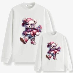 Sudadera Osita Wow -Roly Sudadera Osita wow blanca