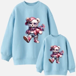 Sudadera Osita Wow -Roly Sudadera Osita wow celeste