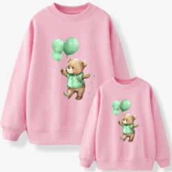 Sudadera Osito Globos -Roly Sudadera Osito Globos rosa