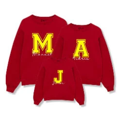 Sudadera Personalizable Letra Grande -Roly Sudadera Personalizable letra grande Rojo 2