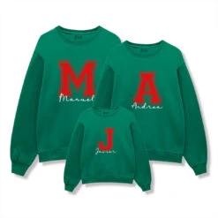 Sudadera Personalizable Letra Grande -Roly Sudadera Personalizable letra grande Verde