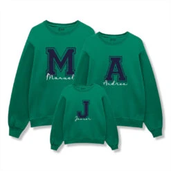 Sudadera Personalizable Letra Grande -Roly Sudadera Personalizable letra grande Verde 2