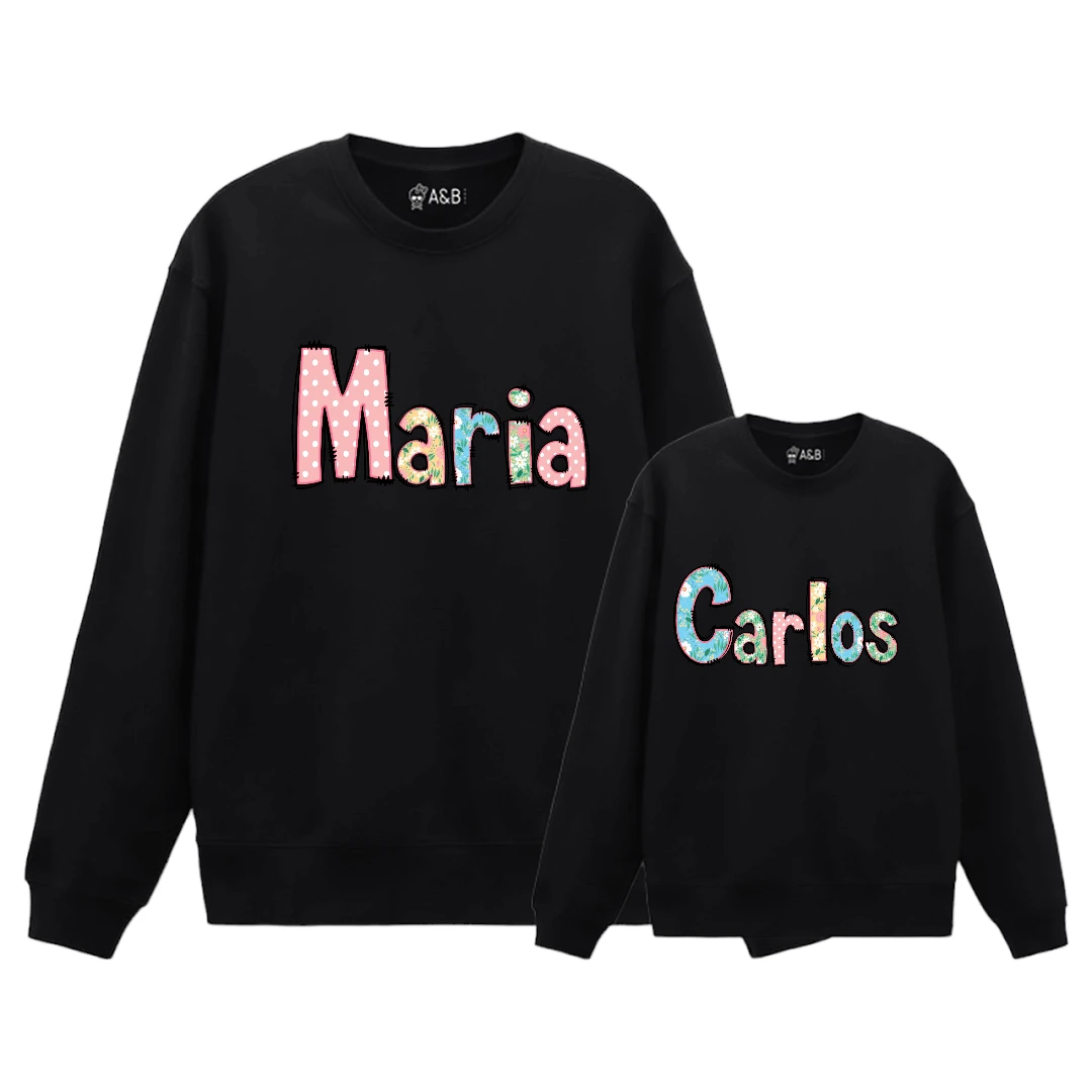 Sudadera Personalizable Letra Patchwork 3 Sudadera Personalizable Letra Patchwork - Imagen 3