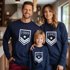 Sudadera Personalizada Militar -Roly Sudadera Personalizada Militar azul marino