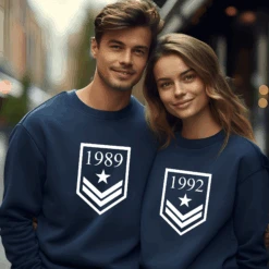 Sudadera Personalizada Militar -Roly Sudadera Personalizada Militar azul marino 2