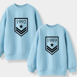 Sudadera Personalizada Militar -Roly Sudadera Personalizada Militar celeste