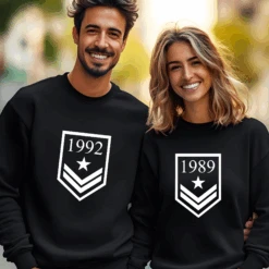 Sudadera Personalizada Militar -Roly Sudadera Personalizada Militar negra 2