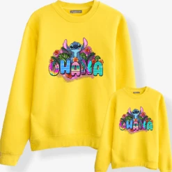Sudadera Stitch Ohana -Roly Sudadera Stitch Ohana amarillo