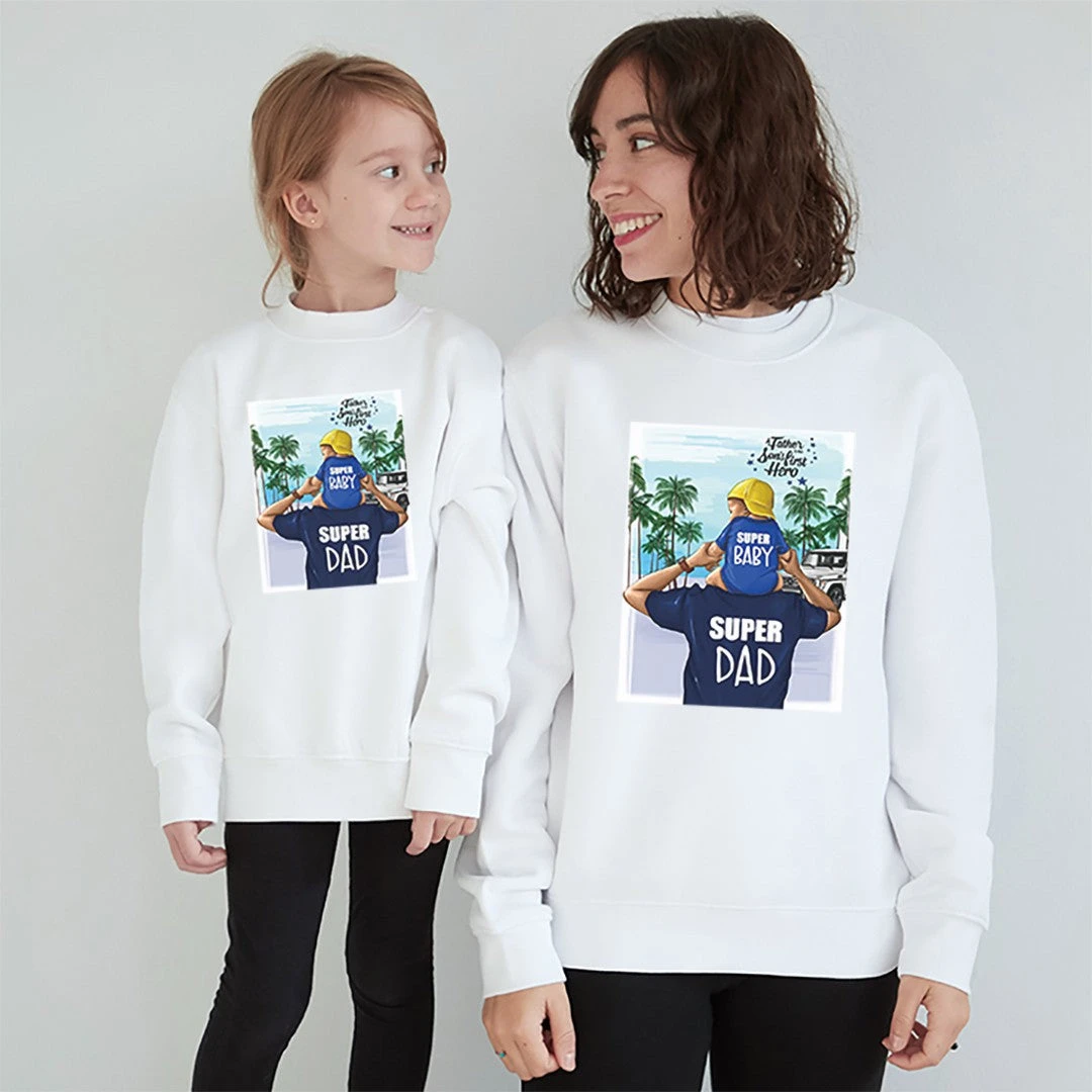 Sudadera Super Baby & Super Dad 2 Sudadera Super Baby & Super Dad - Imagen 2