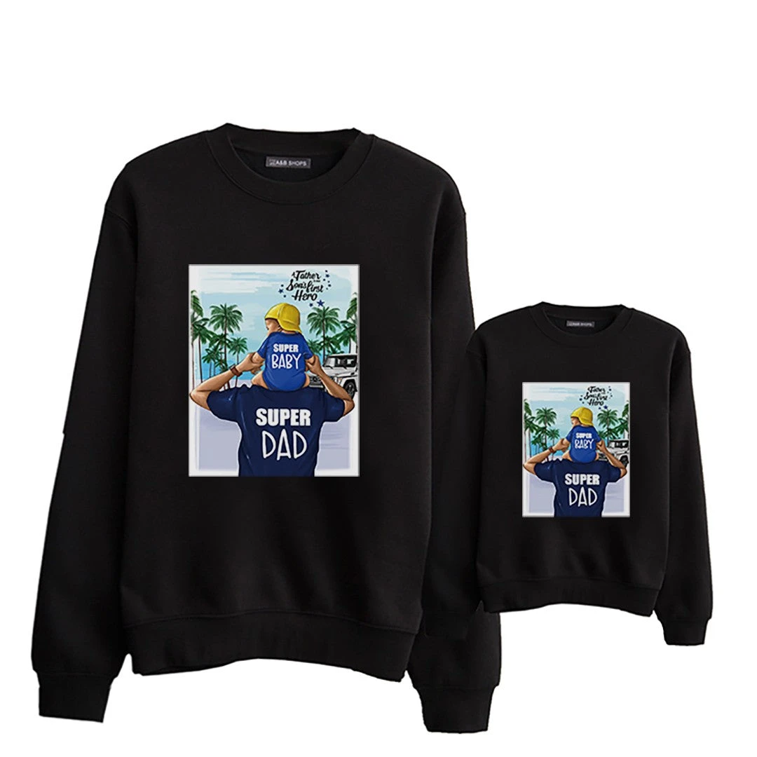 Sudadera Super Baby & Super Dad 1 Sudadera Super Baby & Super Dad