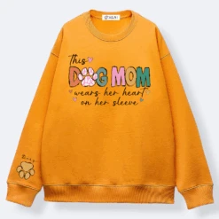 Sudadera This Dog Mom -Roly Sudadera This Dog Mom naranja