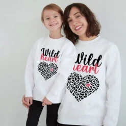 Sudadera Wild Heart -Roly Sudadera Wild heart blanca