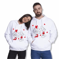 Sudadera Capucha M-M Cuore -Roly Sudadera capucha M M Cuore Blanco