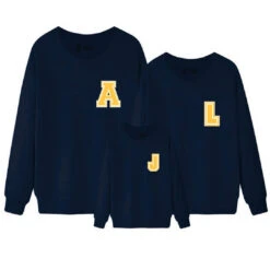 Sudadera Iniciales Azul Marino Mini Roja -Roly Sudadera iniciales azul marino mini roja 3