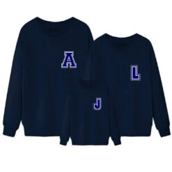 Sudadera Iniciales Azul Marino Mini Roja -Roly Sudadera iniciales azul marino mini roja 4