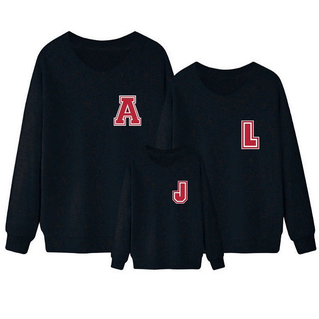 Sudadera Iniciales Negra Mini 2 Sudadera Iniciales Negra Mini - Imagen 2