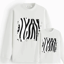 Sudadera Zebra Print 6 Sudadera Zebra Print -Roly Sudadera zebra print blanca